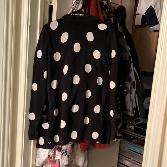 RARE VS PINK POLKA DOT CARDIGAN S - Picture 2 of 3
